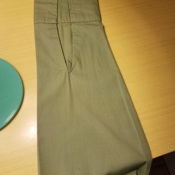 Vintage Permanent Press Green Button Down Collar Shirt - Picture 12 of 15